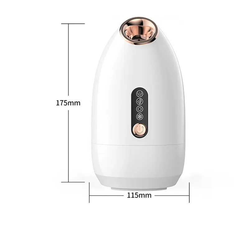Hot and Cold Double-spray Face Steaming Instrument Hydrating Nano Sprayer Household Steam Beauty Face Open Pores Steamer
