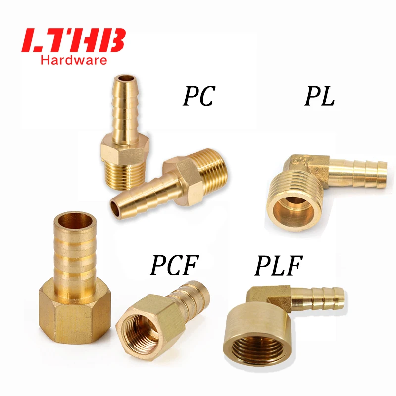 NPT 1/8" Stecker Messing Ellbogen 6 Mm Schlauch Widerhaken Heck