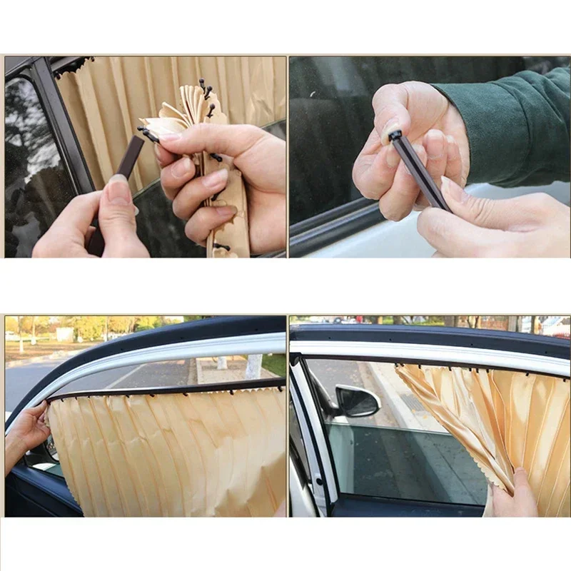 Magnetic Car Sunshade Window Curtain Auto Window Sun Shade Privacy Sun UV Protection Window Shield Car Interior Accessories