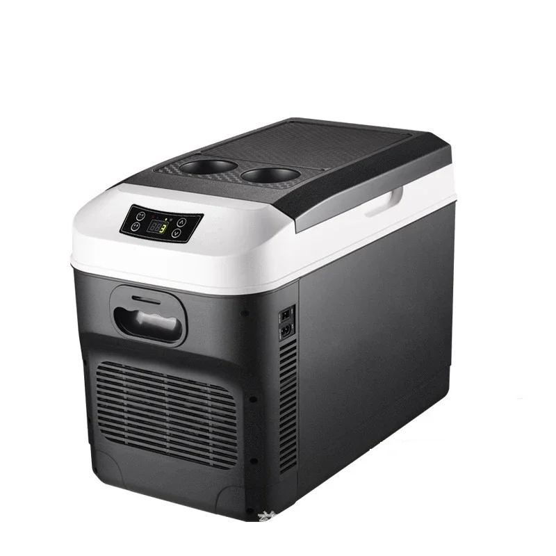 Mini Refrigerator 15L Car Home Mini Refrigerator Fridges DC12/24V Drinks Cooler Heater Keep Fresh Warm For Car Home Pinic Camping 0~65 Degrees