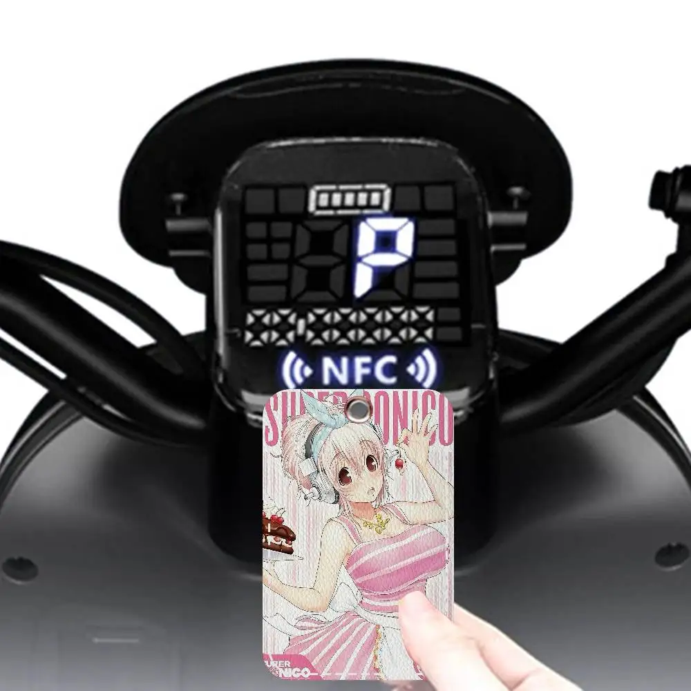 Super Sonico Anime Personalized Card Holder and Keychain