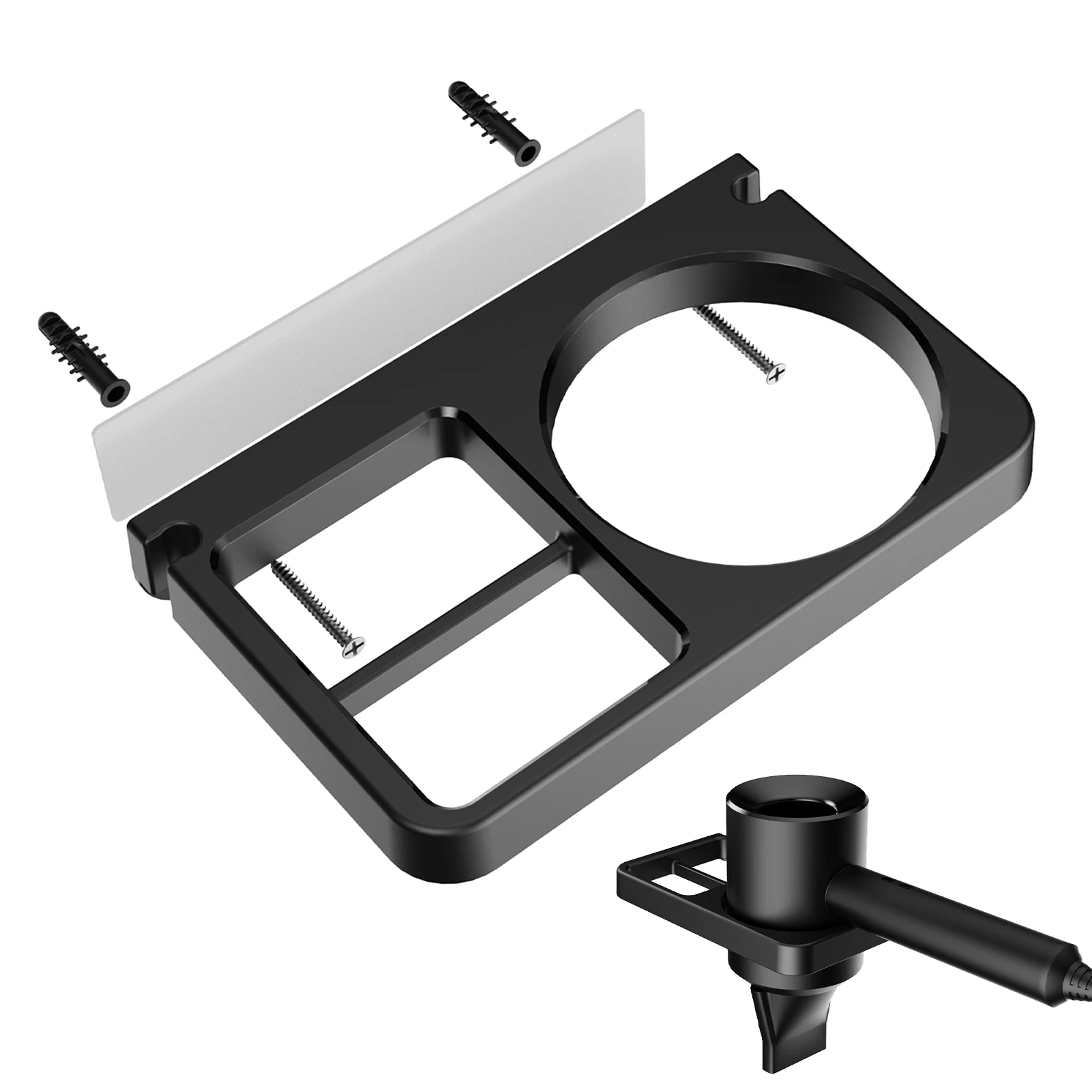 

Держатель для фена, настенный держатель для хранения, держатель для фена, настенный держатель для инструментов для волос, органайзер для хранения выпрямителя