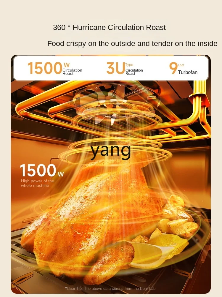 L'm'm New Homehold Large Capacity Electric Oven 6L Visual Integrated Multifunctional Air Fryer