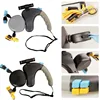 For 2 Dogs Walking Pet Traction Rope Belt Retractable Adjustable with Light Double Pet Supplies Dual Dog Leash Rotation Pet Rope 4