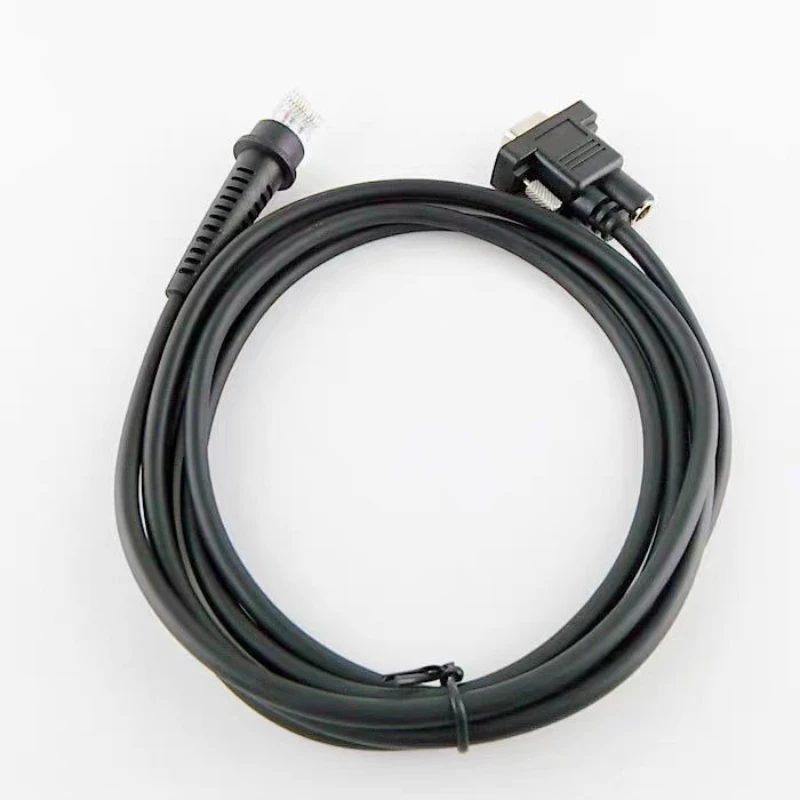 2pcs 바코드 스캐너 USB/RS232 케이블 2M(7ft) 뉴랜드 HR1030 HR200 HR15Z NLS-HR100 1030HR15 OY20 FR40용 스트레이트