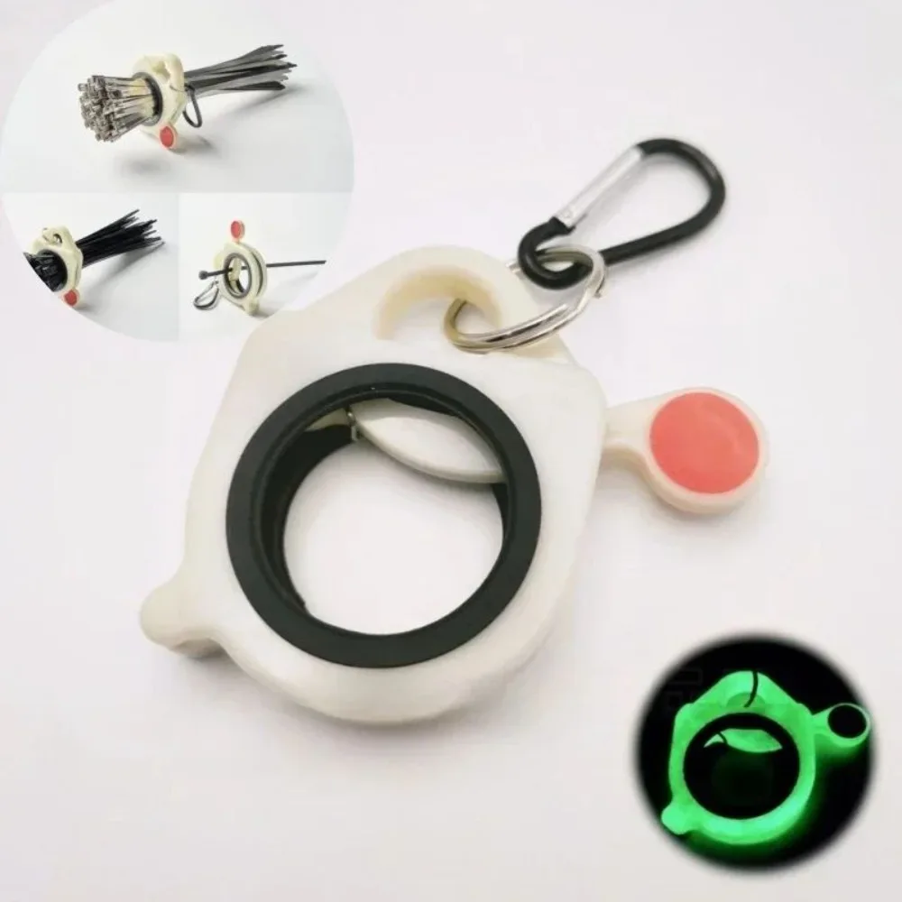 Cable Tie Organizer 1pc Lightweight Plastic Glow In The Dark
