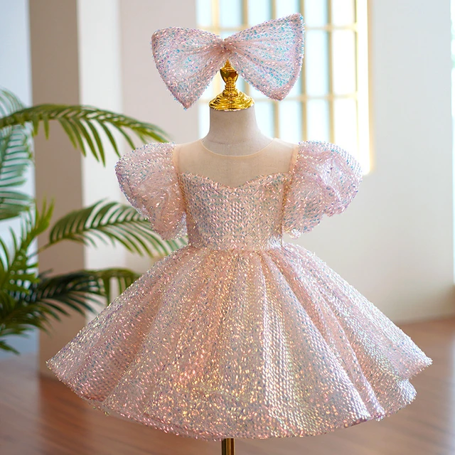 Robe de princesse à paillettes 3-4 ans