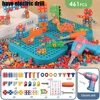 Children Toys Tool Set Electric Drill Screw Nut 3D Puzzle Toys Pretend Play Repair Tool Box Drilling Assembly Educational Toys 1