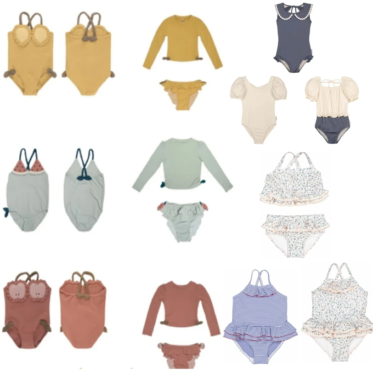 Baby Girl Swimwear New Summer Brand Boys Swimwear One-Piece Fashion Bikinis Bodysuit Kids Clothes Swimsuit Children Bathing Suit