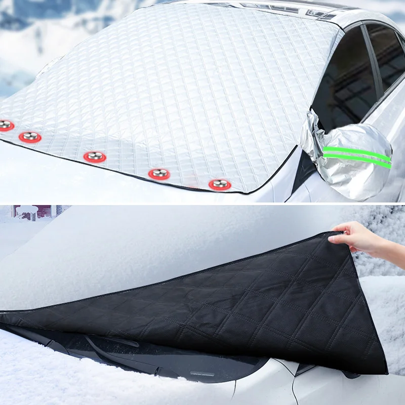 Car Windscreen Snow Ice Shield Waterproof Car Windshield Protector Cover  Anti Frost Auto Winter Outdoor Magnetic Cover Accessori - AliExpress