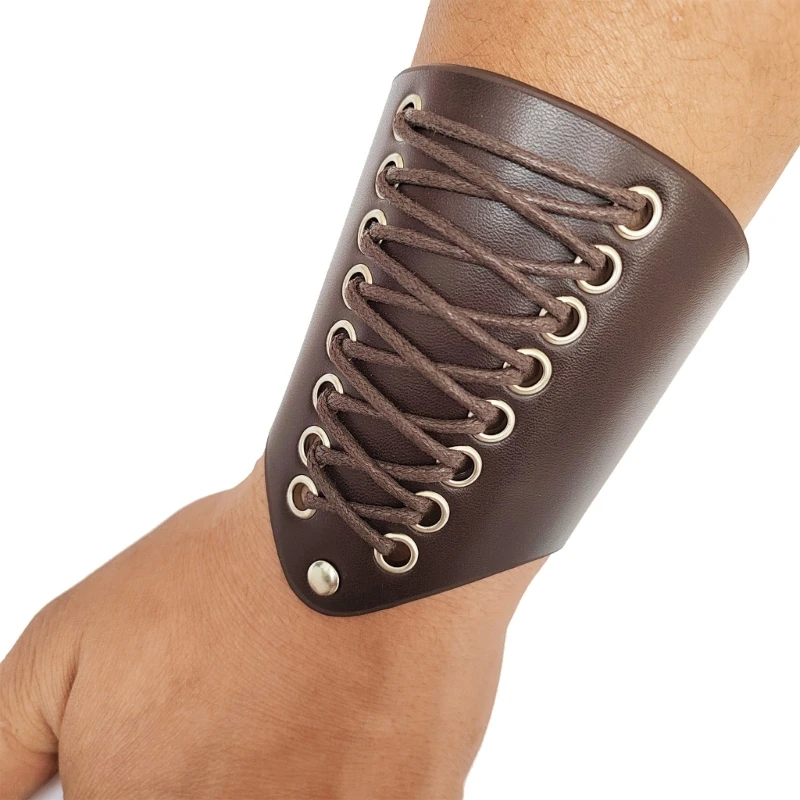 Y166 Mittelalterlicher Handgelenkschutz, Punk, mittelalterliches Cosplay, Halloween für Mancho-Männer – Detail 10