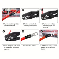 ชุดขั้วต่อสายไฟแบบห่วง 120 ชิ้น ขนาด 35 ตร.มม. ทำจากทองแดงเคลือบดีบุก พร้อมขั้วต่อสายไฟเปลือย 60 ขั้ว 4