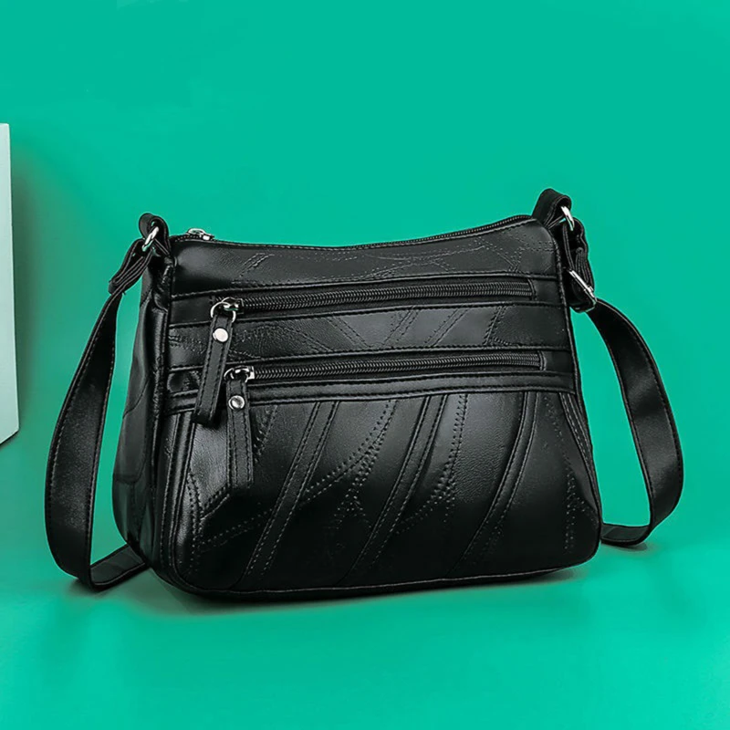 

Женская сумка-мессенджер через плечо из искусственной кожи, модные сумки, новинка 2024, Роскошный кошелек, дизайнерская сумка на плечо