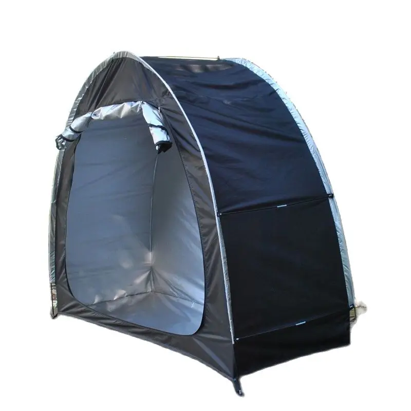 Outdoor Bicycle Storage Shed Tent 210D Silver Coated Oxford Cloth Portable Waterproof Tidy Foldable Single Bike Shelter Cover