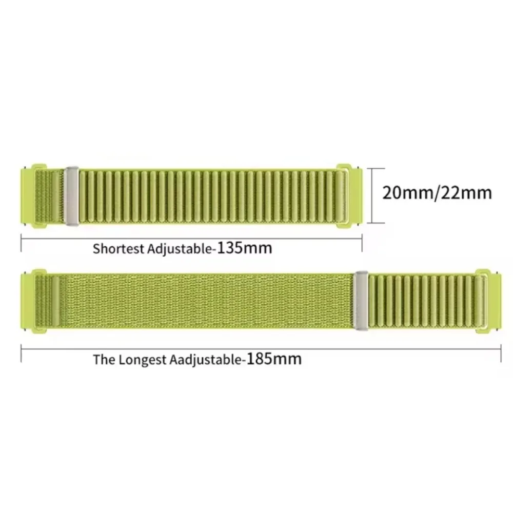 Breathable Wave Nylon Loop Strap - 18/20/22mm