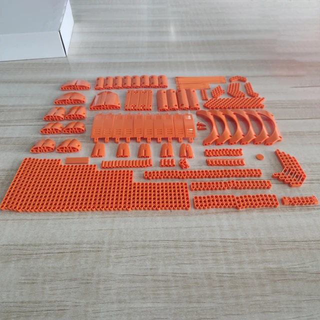 274Pcs/lot MOC Bulk Soft Pin Axle Conectors Truck Panels spare Kit Compatible with EV3 Technical Cars STEM DIY Educational Toys 5