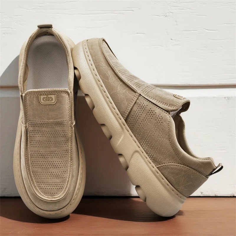 Herren-Loafer, handgenäht, einfarbig, lässig, schlicht, zum Hineinschlüpfen, für alle Jahreszeiten, geeignet zum Autofahren, für den Alltag, das Büro und Business_voghion.com
