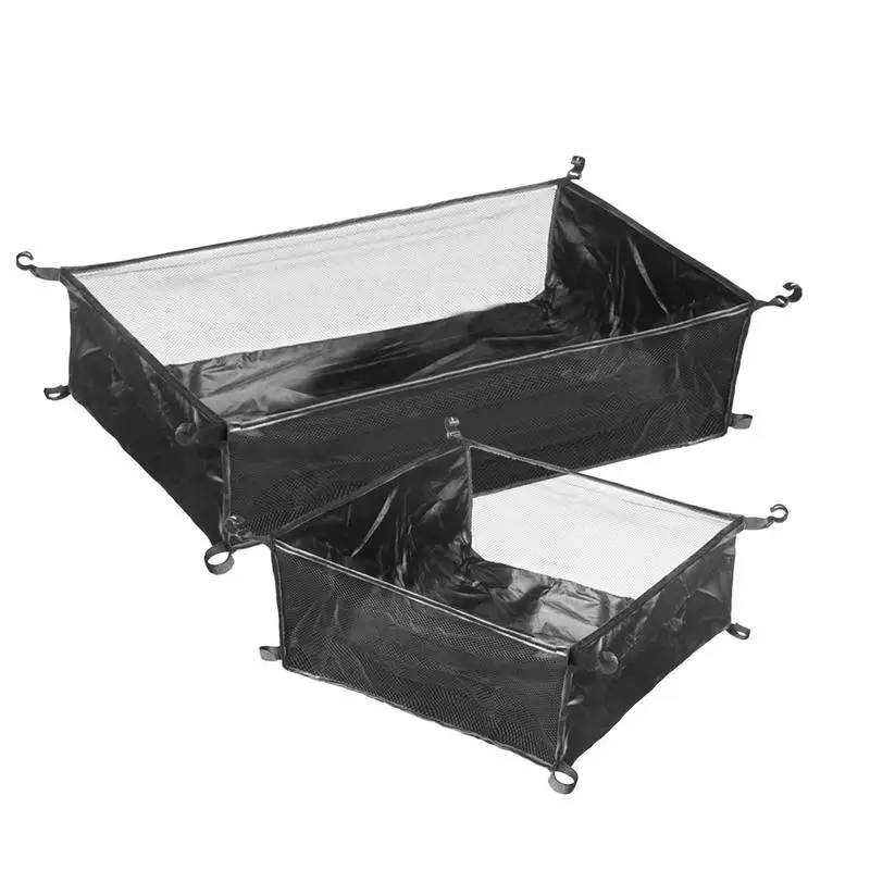 Under Table Storage Camping Storage Basket For Outdoor Camping Table Portable Mesh Pouch Under Picnic Table Organizer Bag