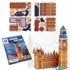 3D Jigsaw Puzzle Collection Decoration Big Ben DIY Assemble Puzzle 34 Pieces Architecture Craft Brain Teaser for Adults Children 3
