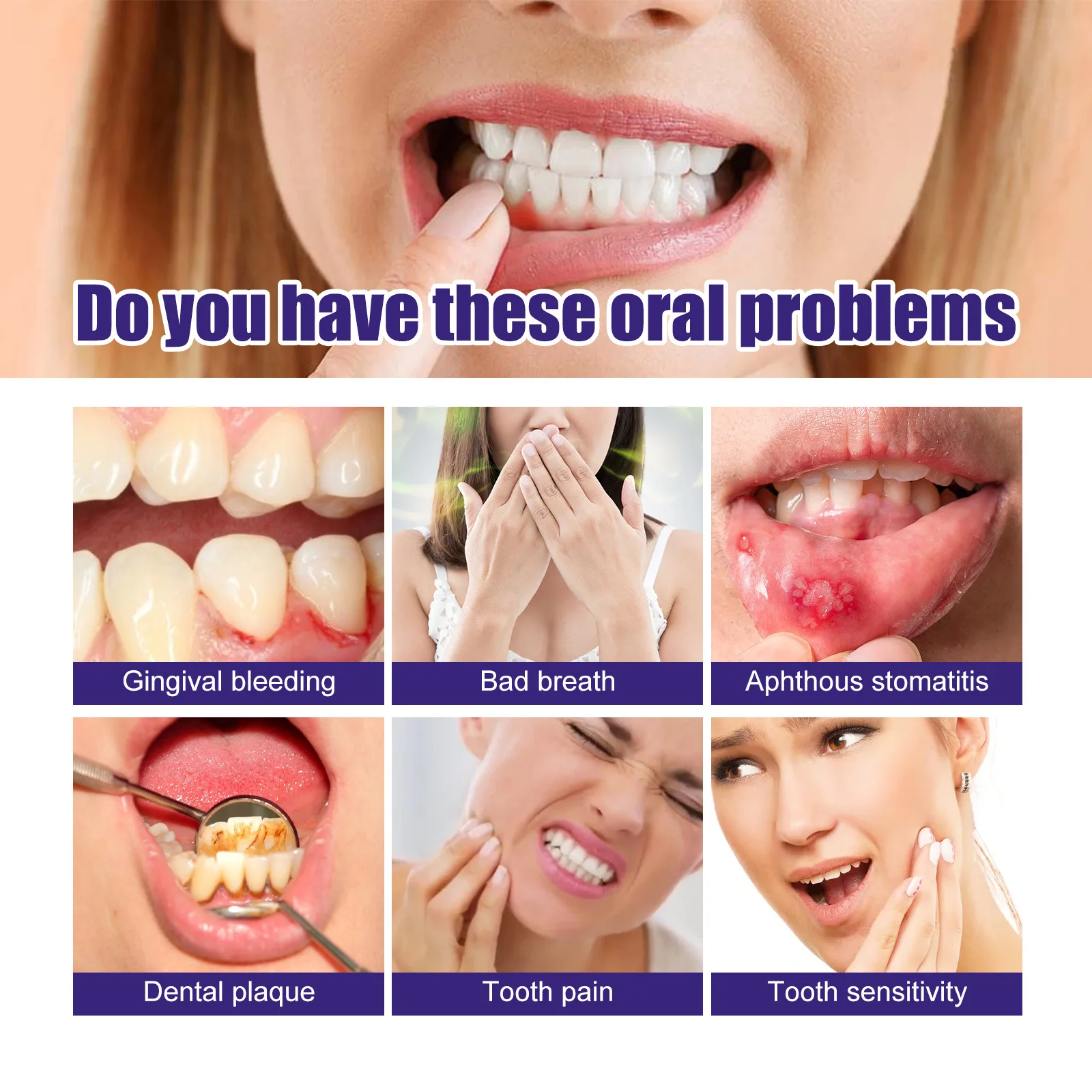 Tooth Whitening Foam Mousse Prevent Periodontitis Toothache Relief Dental Calculus Stain Removal Repair Gums Decay Oral Hygiene