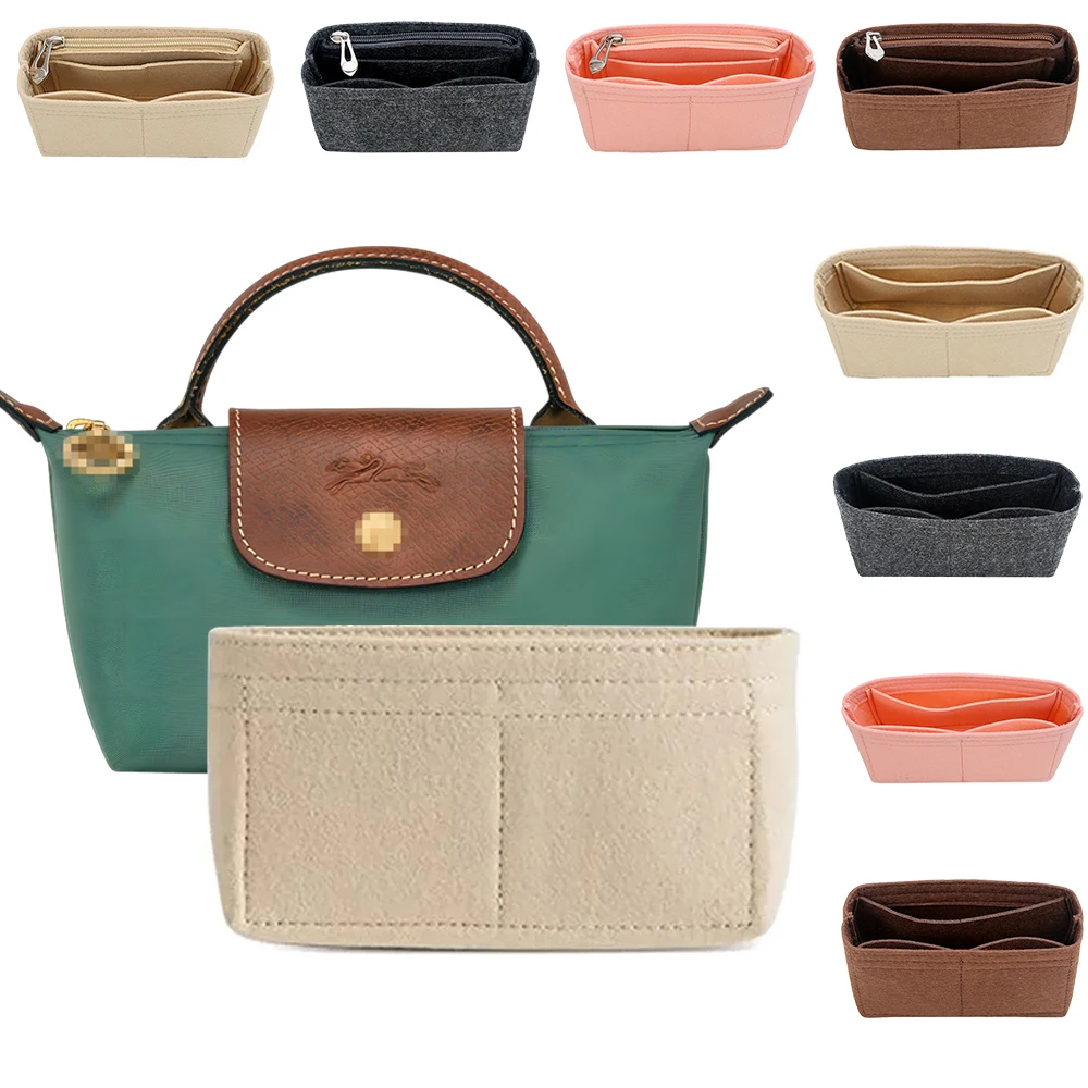 Organizer per Borsa Longchamp Small Tote Bag Timid, Inserto Interno per Organizzazione e Conservazione, Adatto per Dimensioni Mini