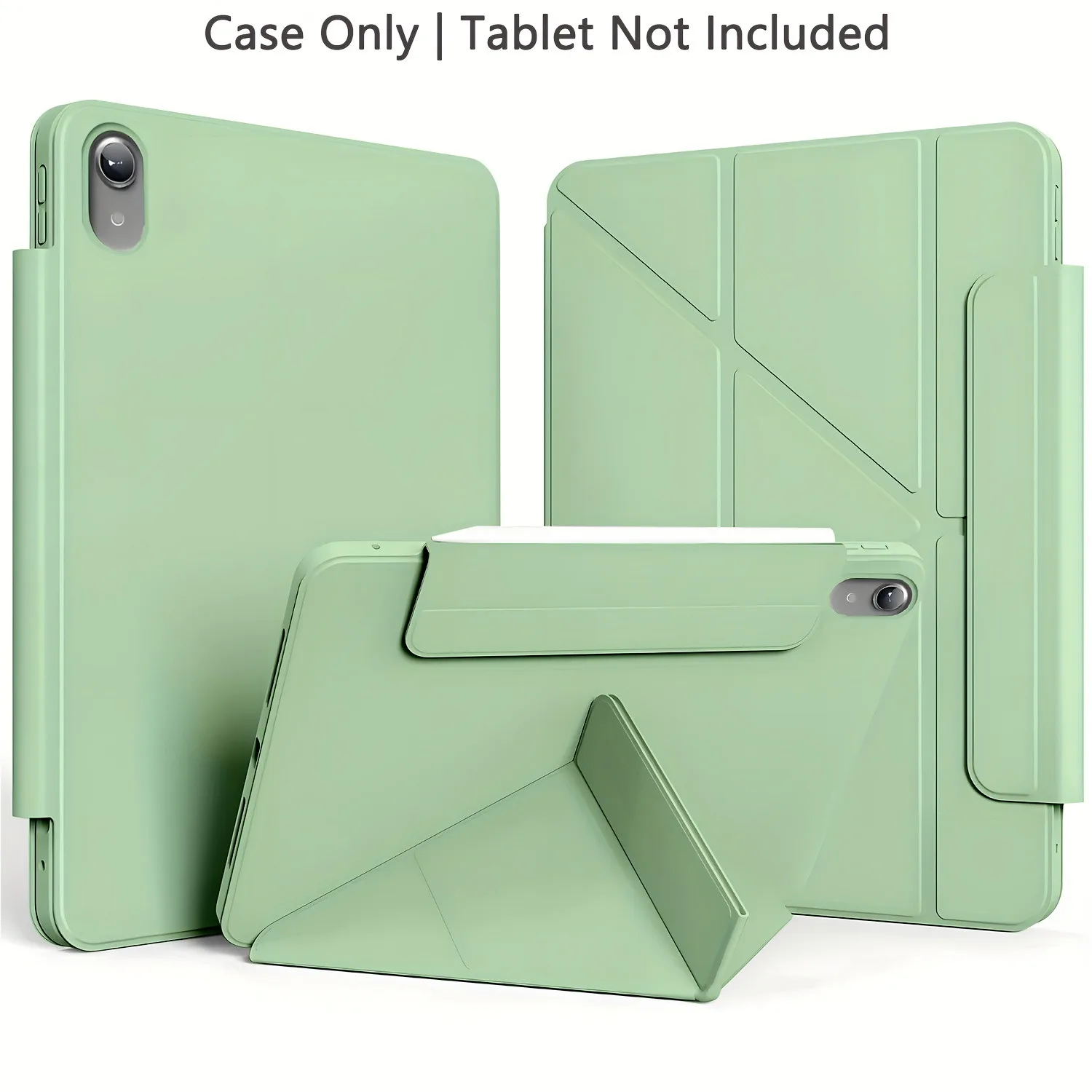 Smart Y-Fold PU Stand Magnetic Tablet Cover, 9.7-Inch