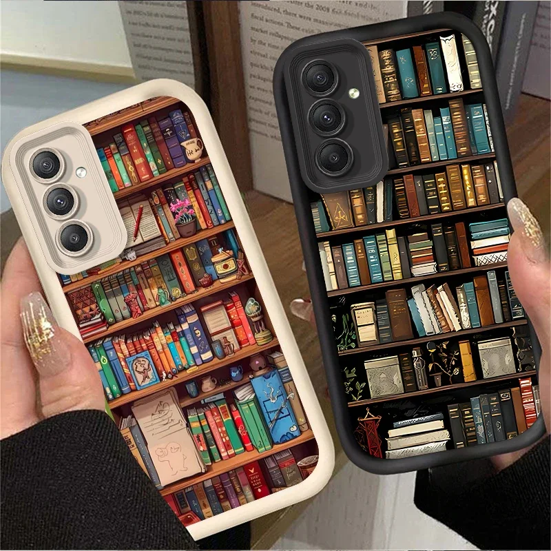 Cartoon Art Bookshelf Design Phone Case