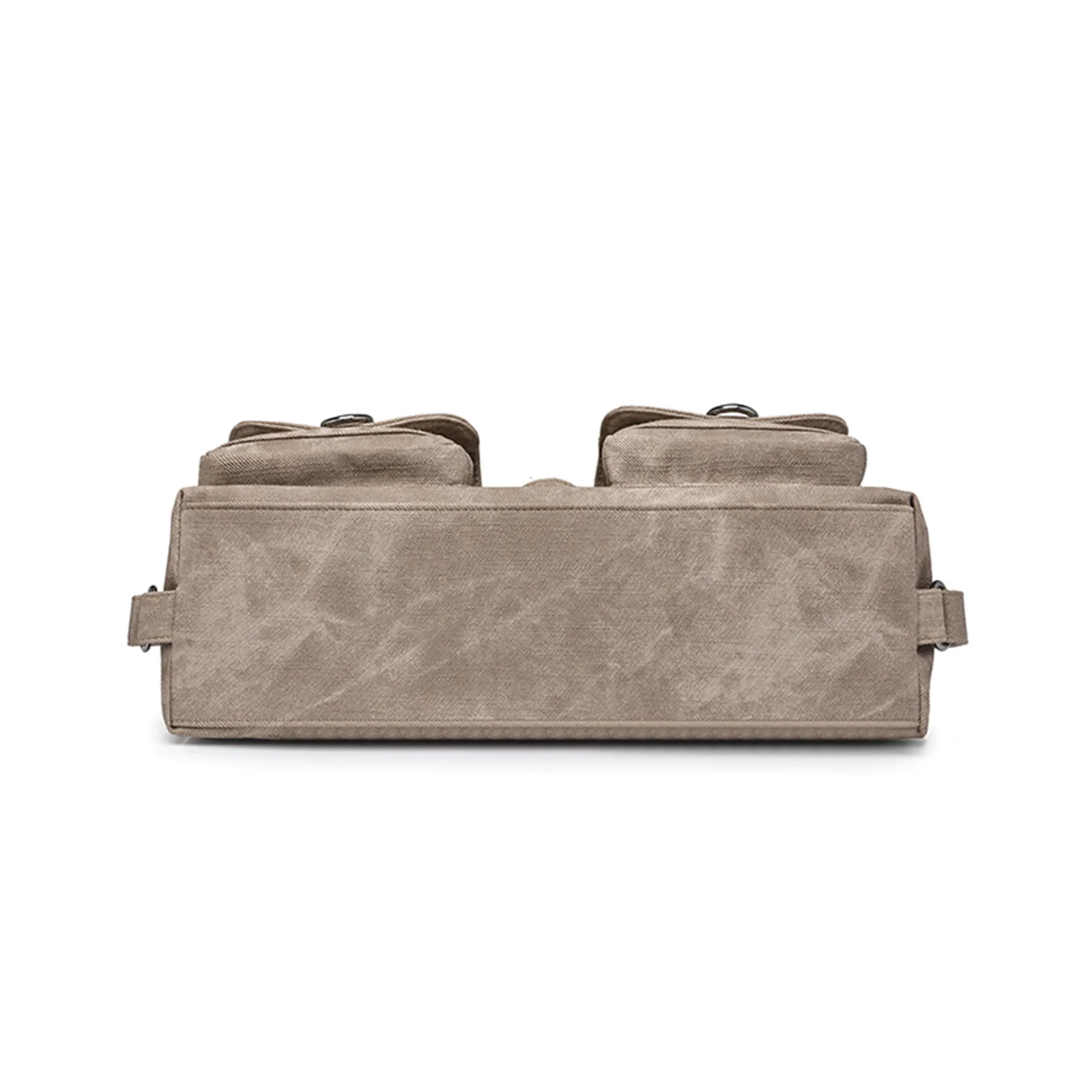 PU Crossbody Bag Solid Zipper Travel Purses Large Capacity Handbag Backpack with Handle for Women Work Daily Use