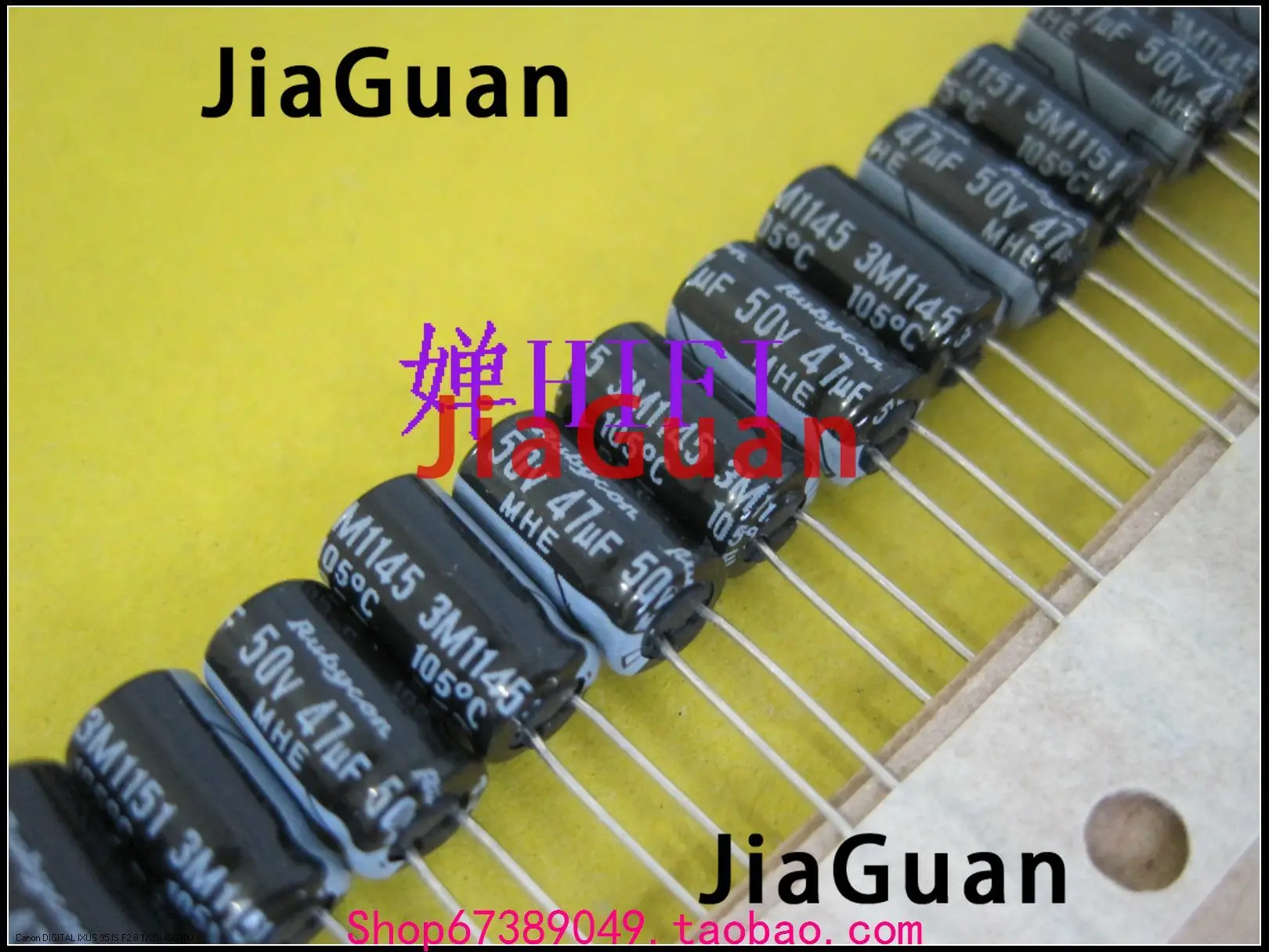 

50PCS RUBYCON MHE 50V47UF 6.3x11MM electrolytic capacitor mhe series 47uf 50v hot sale 105 degrees 47uF/50V