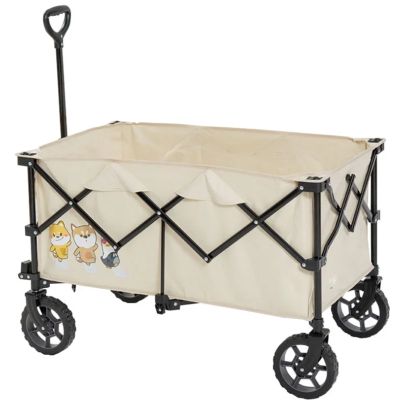 

Camp Car Outdoor Camping Hand Buggy Super Capacity Cart
