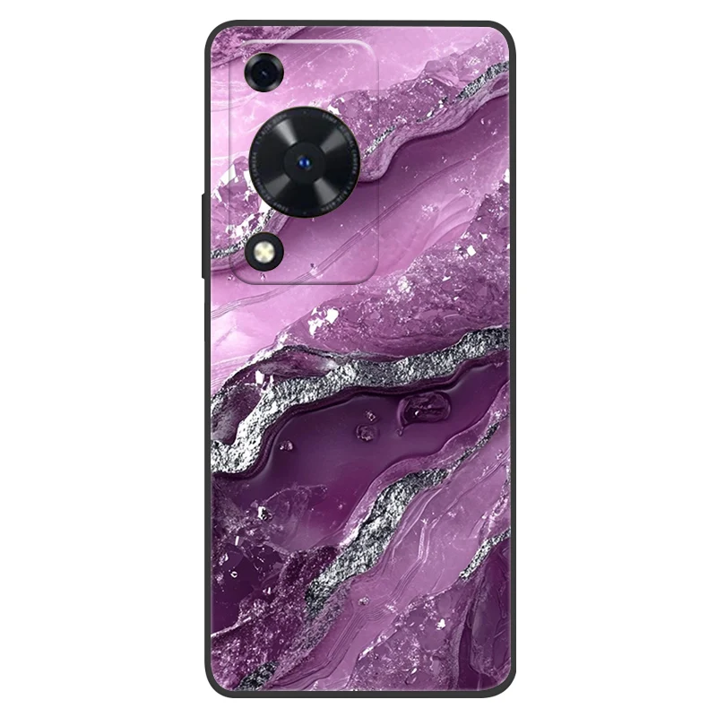 Marble Soft Matte Silicone Back Cover – Full Coverage Phone Shell