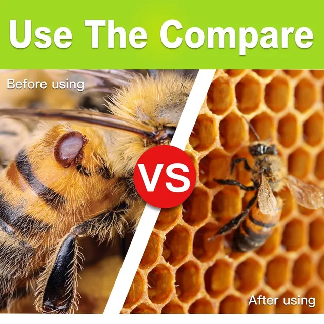 Doctor Bee 80 Csíkok Flualvalinate Szalag Nagyon Aktív Méh Varroa Atka Gyilkos Méhészeti Csapdák A Méhész -Kiegészítő Számára - Image 2