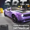 Professional RC remote control car four-wheel drive high-speed drift racing car dedicated charging racing car Dodge Hellcat 4
