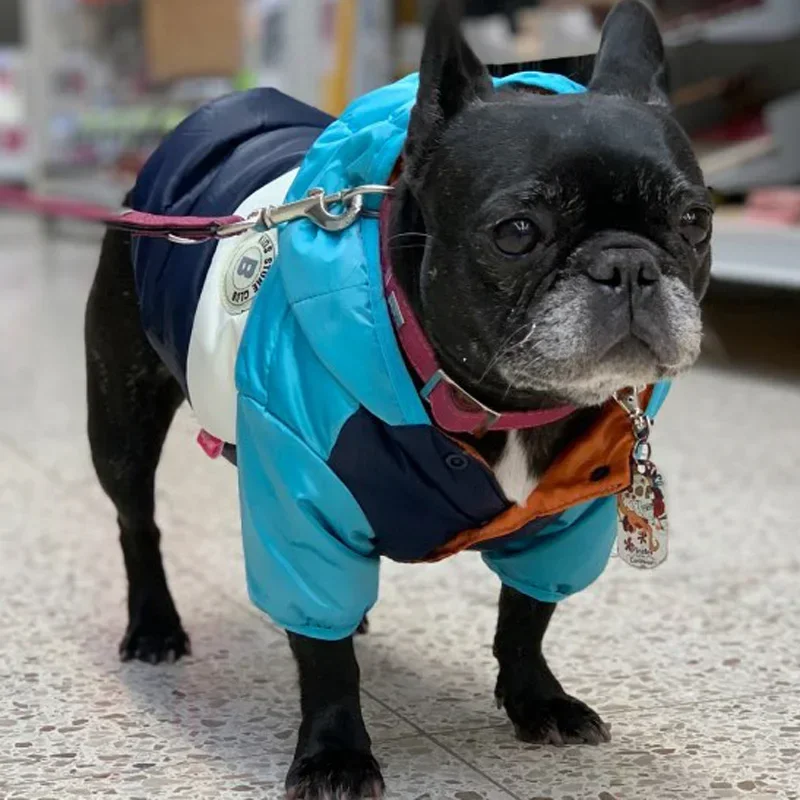 Waterproof Dog Jacket Autumn Winter Warm Clothes for Small Large Dogs Hooded French Bulldog Coats Yorkshire Jumpsuit pet jacket,pet jumpsuits
