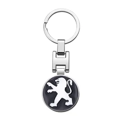 Elegant Metal Car Logo Keychain Keyring Accessory (1Pcs Black)