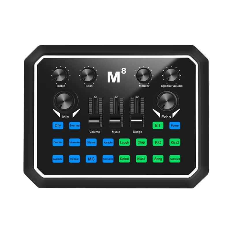 

Bluetooth-compatible Connect Phone Mixer Sound Card Multiple Sound Effect