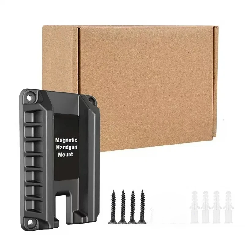 Magnetic Concealed Quick Draw Loaded Mount Pistol Holder 43LBS Pistol Magnet Mount Fits Flat Top Handguns Hunting pistol magnet mount