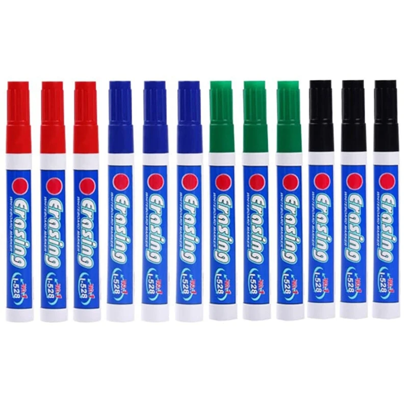 12 Pcs Magical Dry Erase Markers Water Painting Pen Whiteboard Marker
