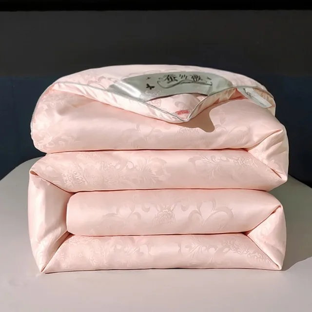 2025 New Solid Color Silk Fiber Quilt 4