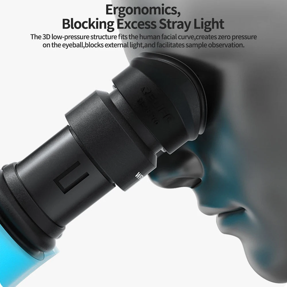 RELIFE M-26 Pro Microscope 3D Goggles Rubber Eyepiece Cover Protective Silicone Eyecup Most Microscopes Light-shielding Tool Eye Protector Cups