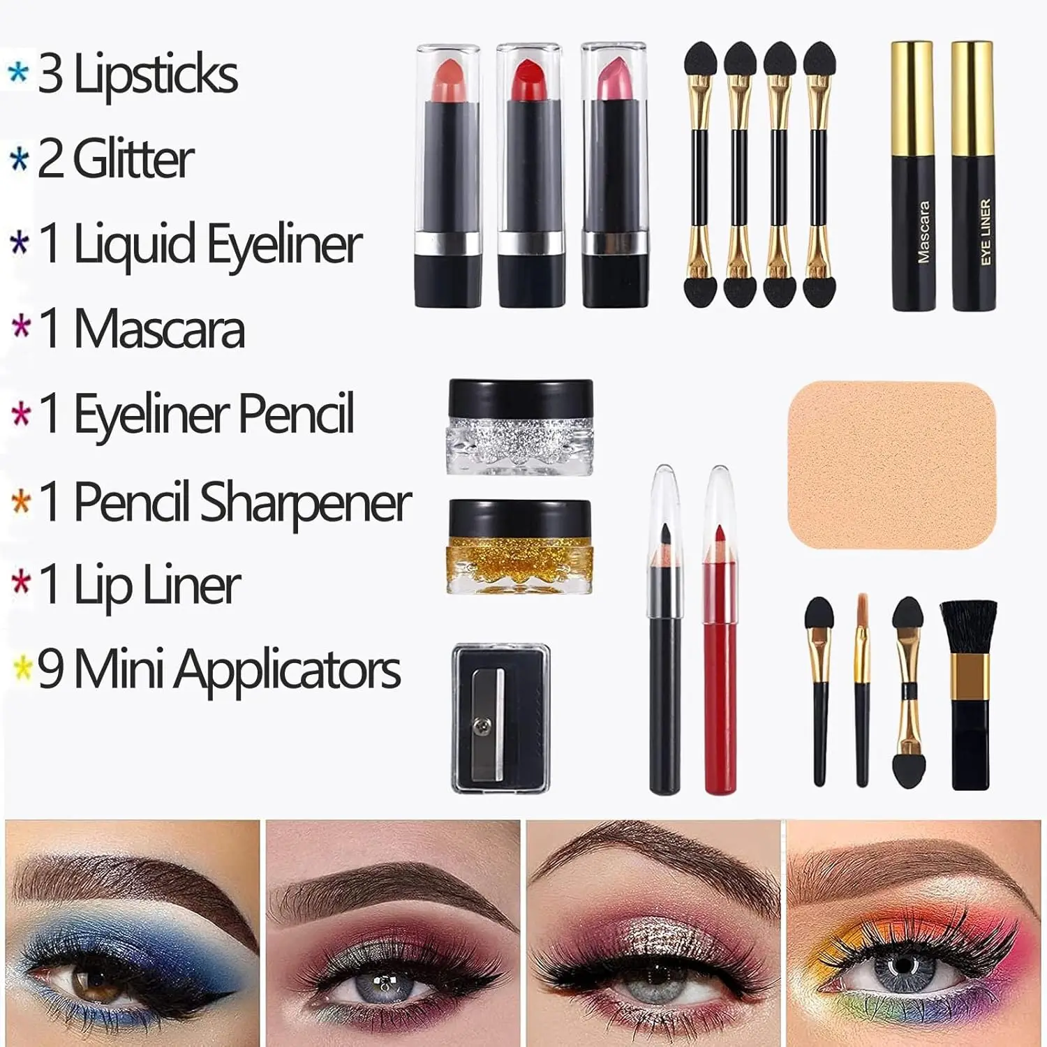 58-color professional makeup kit image 3