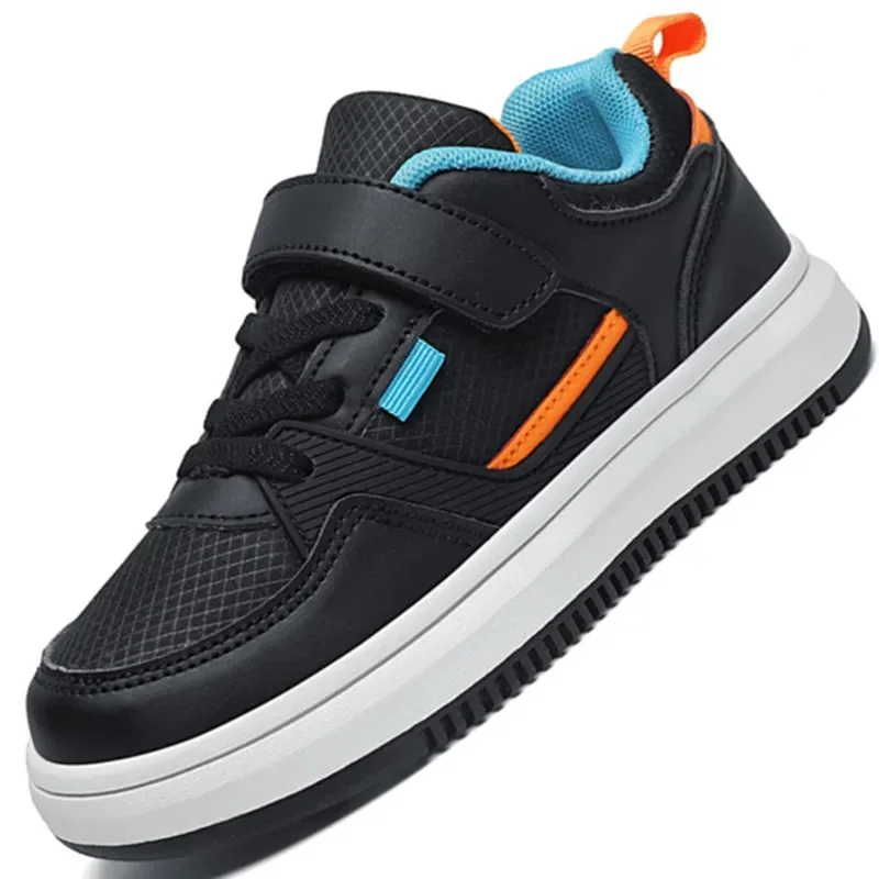 

2024 Autumn New Mesh Casual Leather Boys Girls Shoes White Baby Toddler Sport Sneakers Tenis Kids Children Infant Breathable