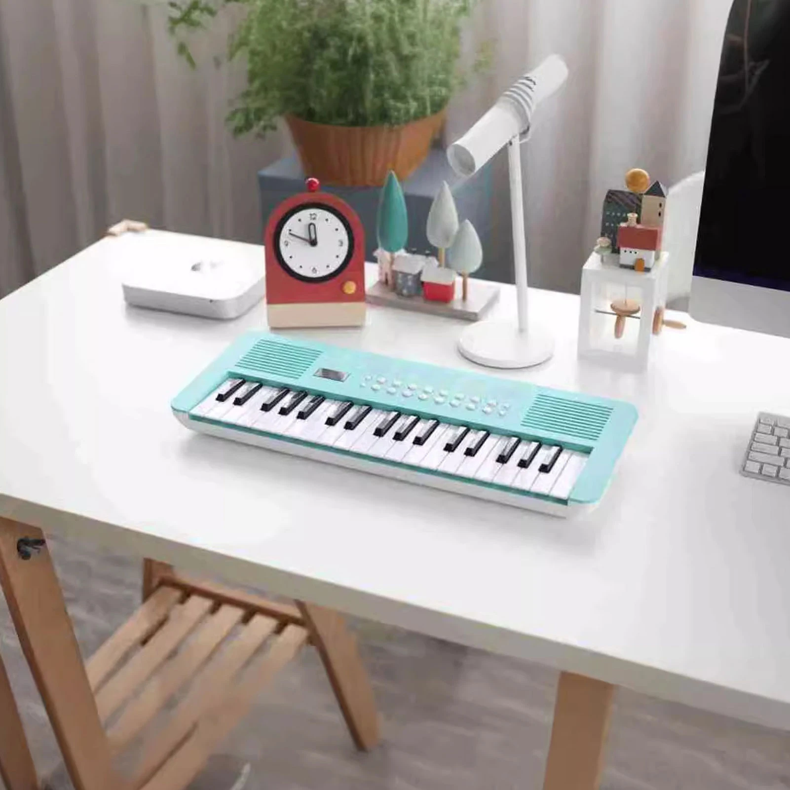 37 Key Electronic Keyboard 200 Tones 200 Rhythms 35 Demos Multi Functional Digital Piano Keyboard Instrument Mic
