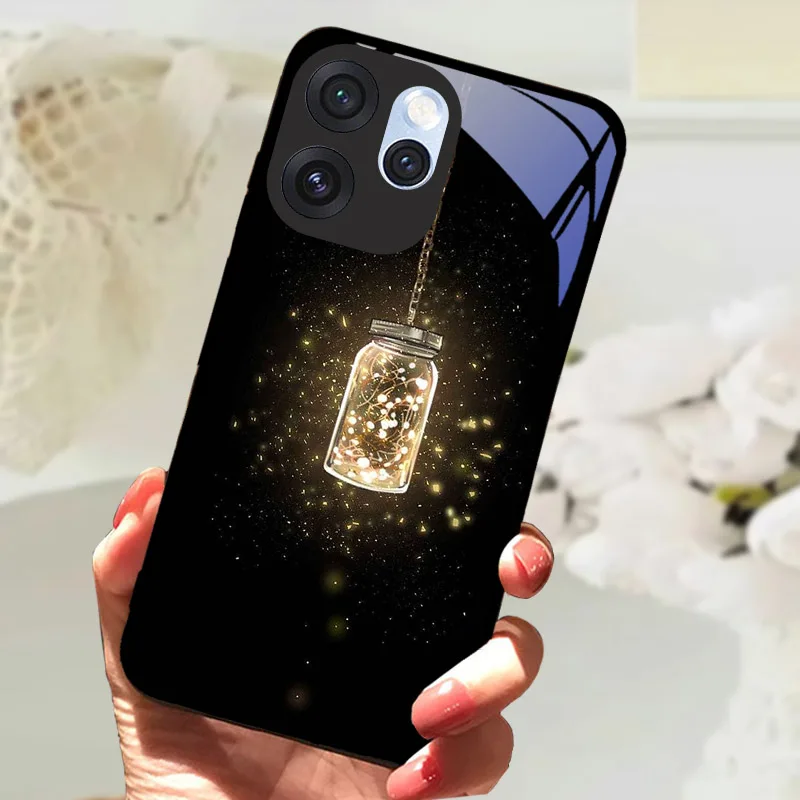 Tempered Glass Phone Case with Full Camera Protection