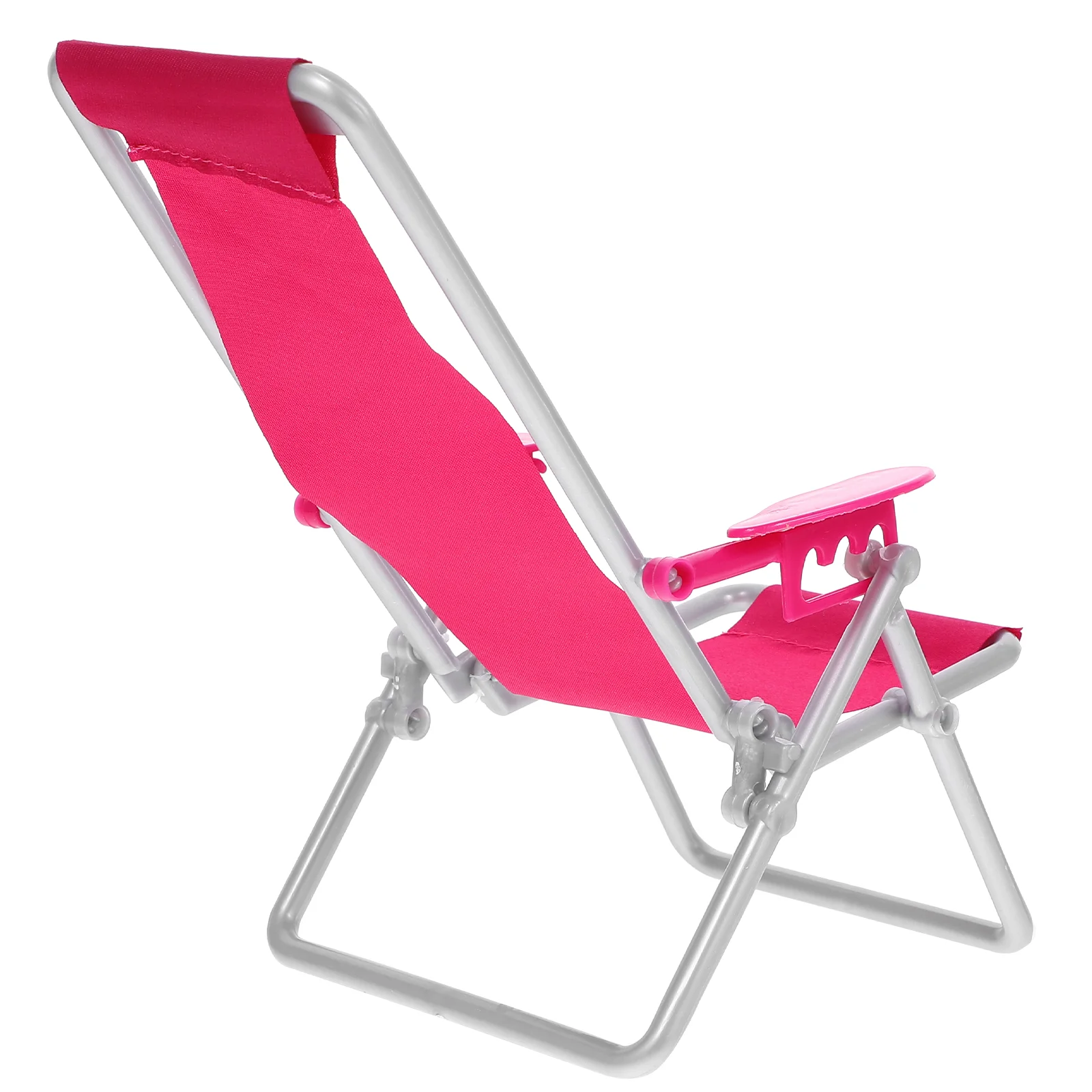 Mini Folding Bed Simulation Folding Chair Toy Mini Deck Chair Beach Chairs Outdoor Loungers Fishing Chairs Wooden Material
