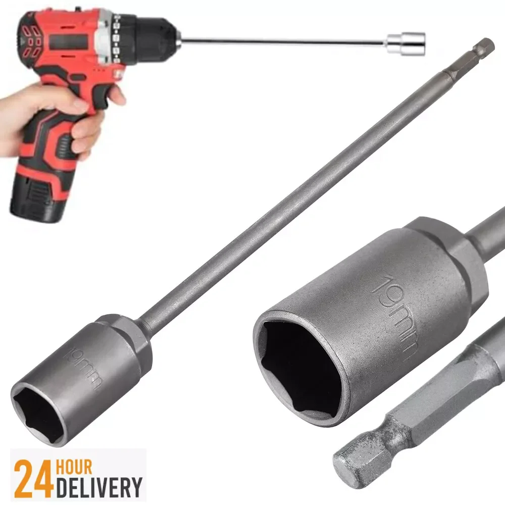 1PCS 15cm Corner Steady Caravan Leg Winder Drill Extension Jack Socket 19mm Adapter RV Accessories