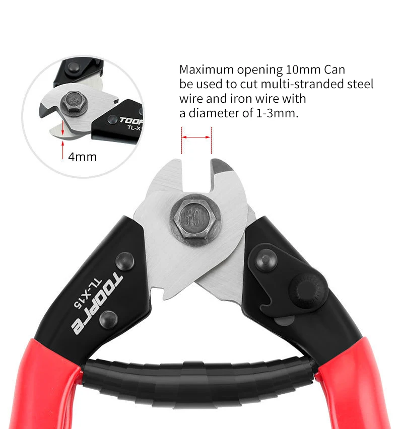 Toopre Mountainbike Line Zange Fahrrads chneide zange Bremse variable Geschwindigkeit Line Pipe Innen draht Multifunktion zange – Detail 16