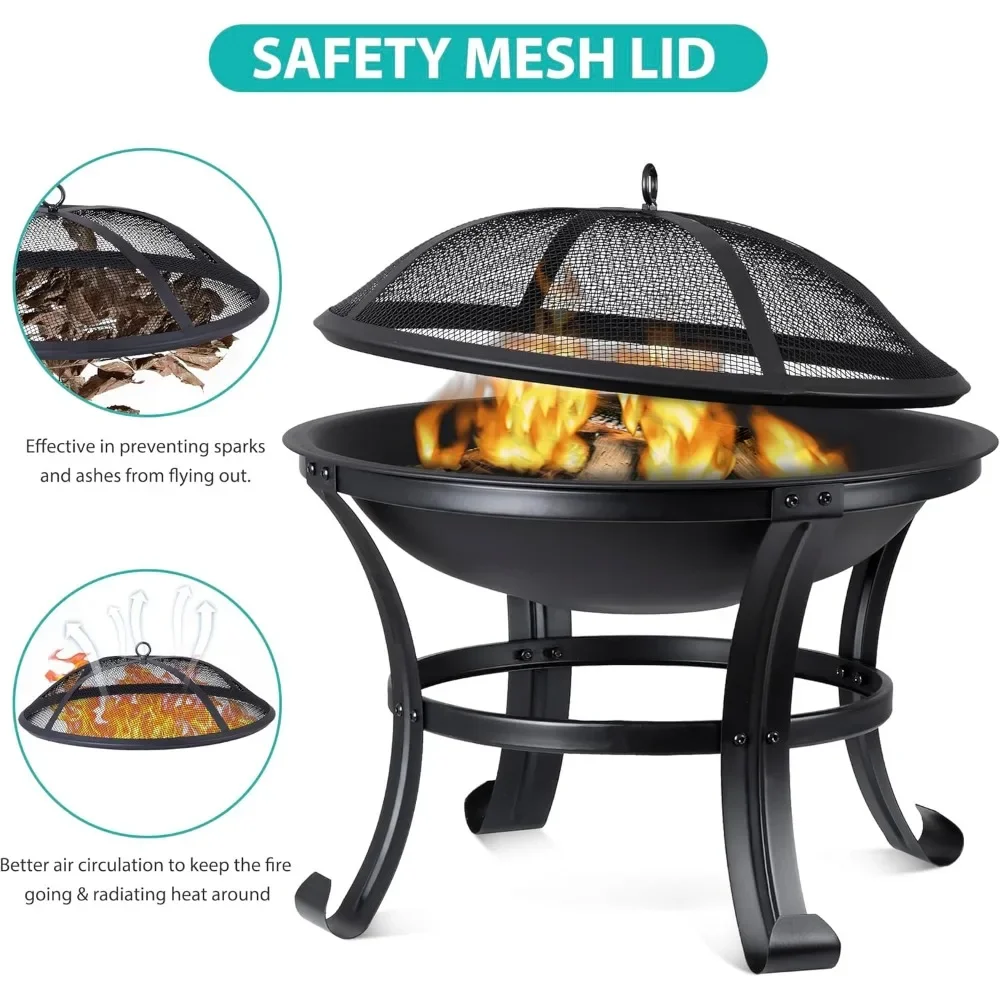 22" Portable Fire Pit 5