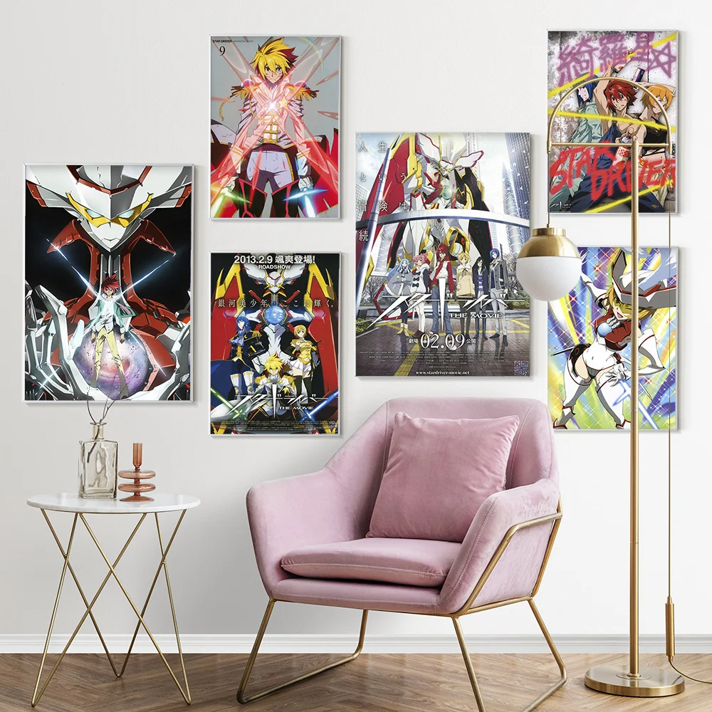 

Star Driver Radiant Takuto Japanese Anime Print Art Poster Cartoon Canvas Painting Manga Wall Picture Modern Otaku Room Decor