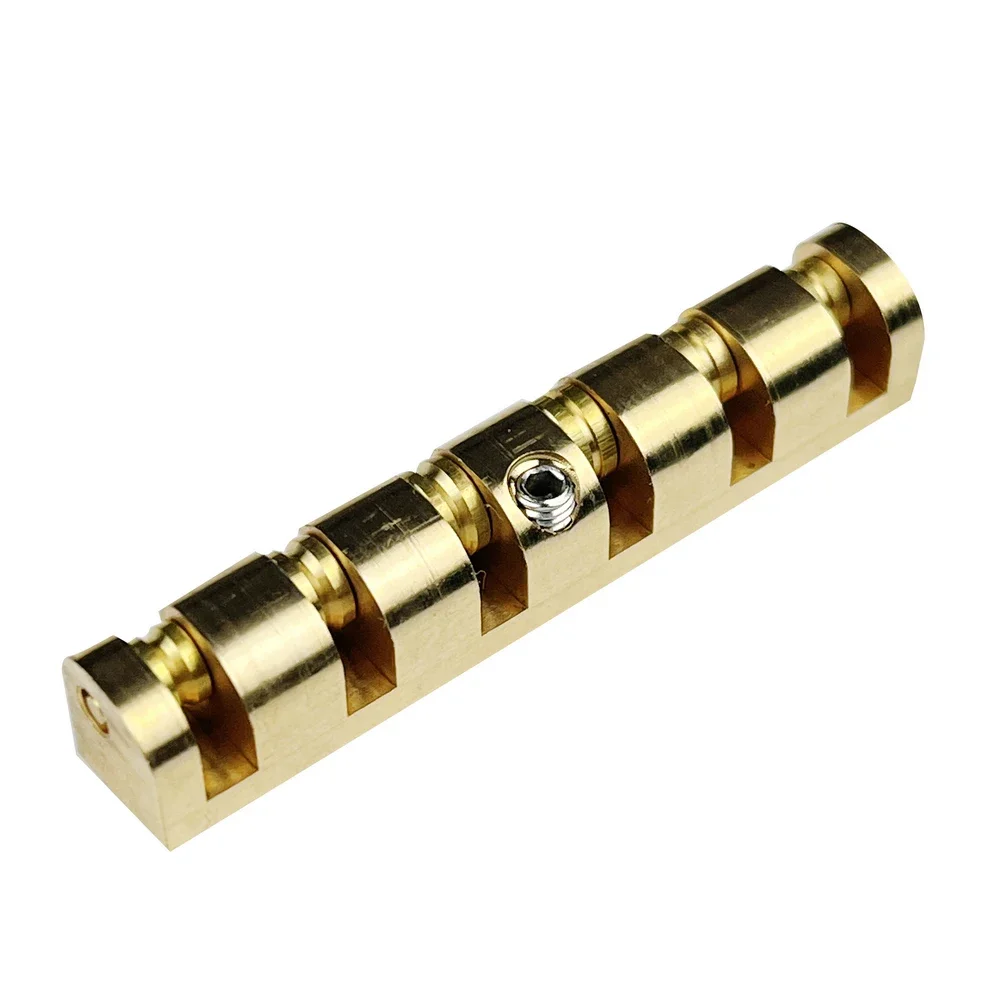Description Picture 4 of item【Made in Japan】 Kaynes 43mm Height Adjustable Brass Roller Guitar Nut for Les Paul LP SG Style Electric or Acoustic Guitars